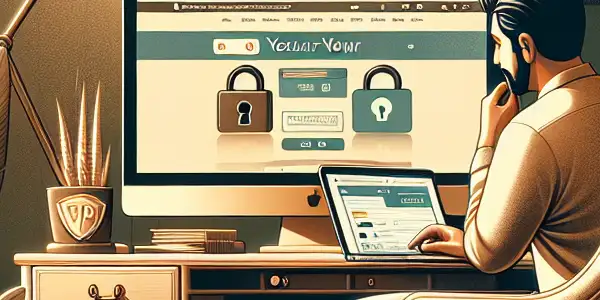 A cozy home setting depicting a relaxed person enjoying a secure online shopping experience for adult entertainment.