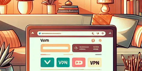 A cozy home office with a laptop displaying a secure adult video platform and inviting decor.